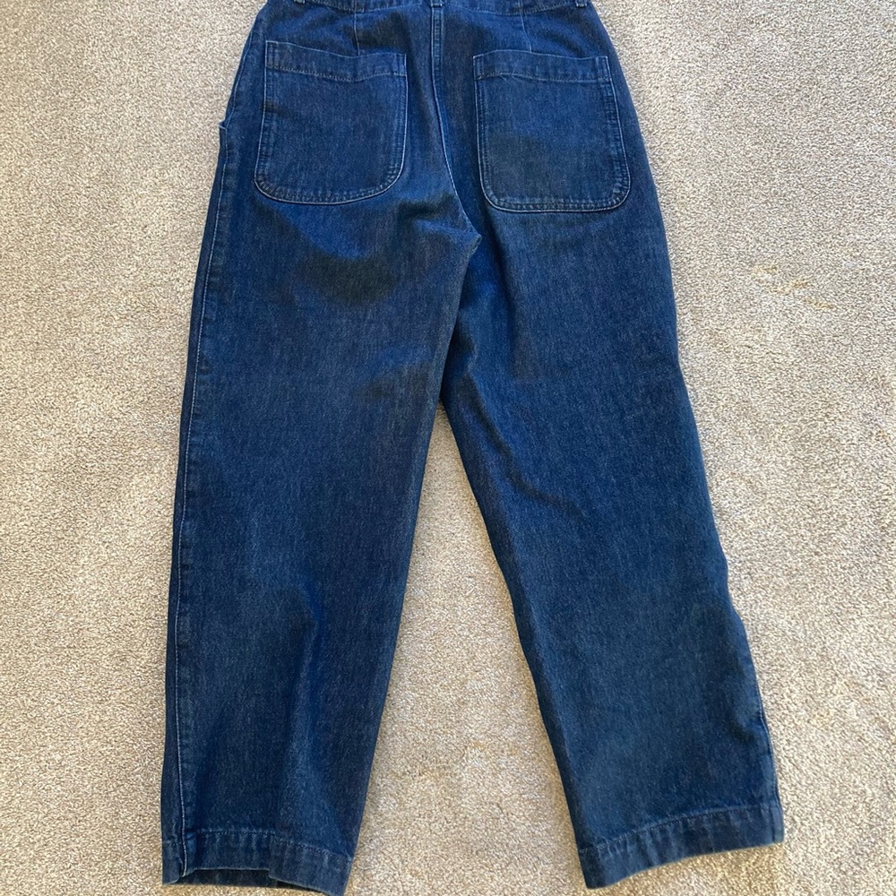 High-Rise Women's Dark Blue Jeans - Picture 3 of 5